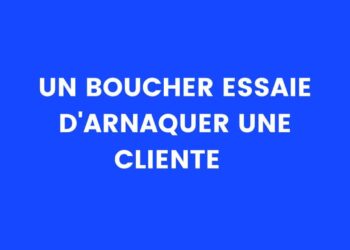 Un boucher veut vendre son dernier poulet