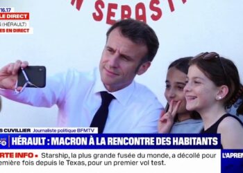 macron visite surprise