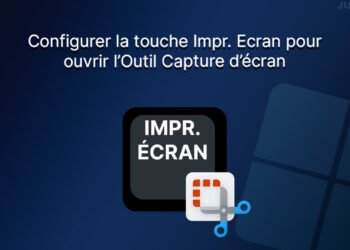 Configurer la touche Impr. Ecran pour ouvrir l’Outil Capture d’écran sur Windows 11