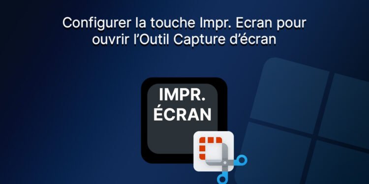 configurer la touche Imprimer. Écran pour ouvrir l'outil Snipping – Thebuzzly