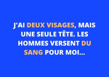 Devinette du jour : la réponse n'est pas si simple à trouver et pourtant...