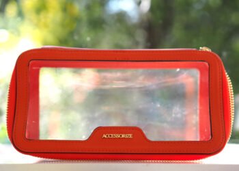 Trousse de maquillage transparente Accessorize