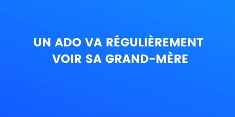 Un adolescent va régulièrement voir sa grand-mère – Thebuzzly