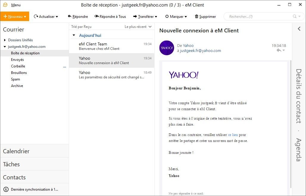 eM Client, un client de messagerie moderne