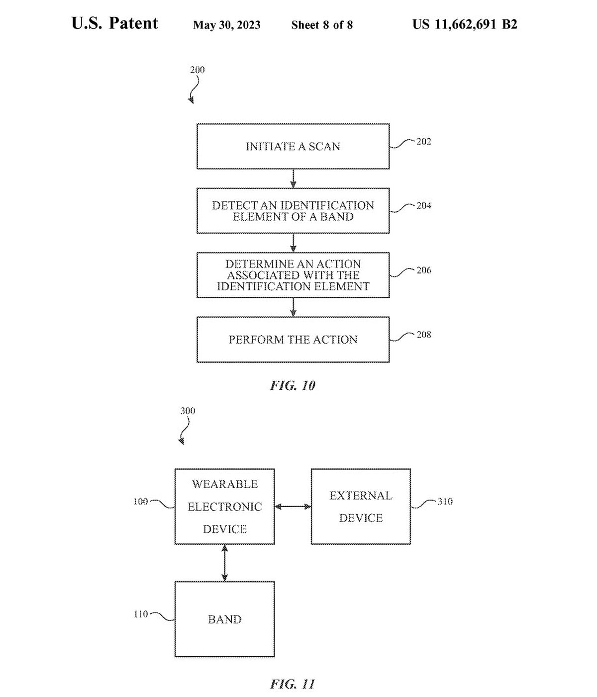 brevet de bande de montre apple étapes uspto brevet de montre apple