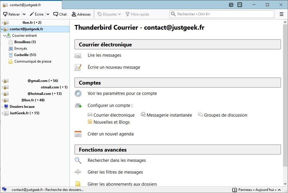 Mozilla Thunderbird, le meilleur client de messagerie