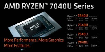 AMD Ryzen 7040U Series CPUs for Ultra-Slim Laptops Unveiled: Zen 4 Architecture, RDNA 3 Graphics, Ryzen AI