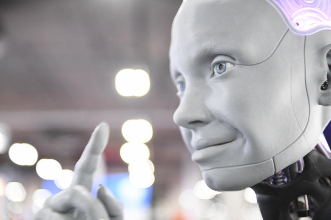 Un robot humanoïde exposé au Consumer Electronics Show de Las Vegas (États-Unis), le 5 janvier 2022.