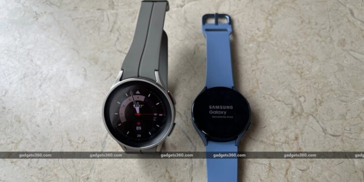 Mise à jour bêta de Samsung One UI 5 Watch