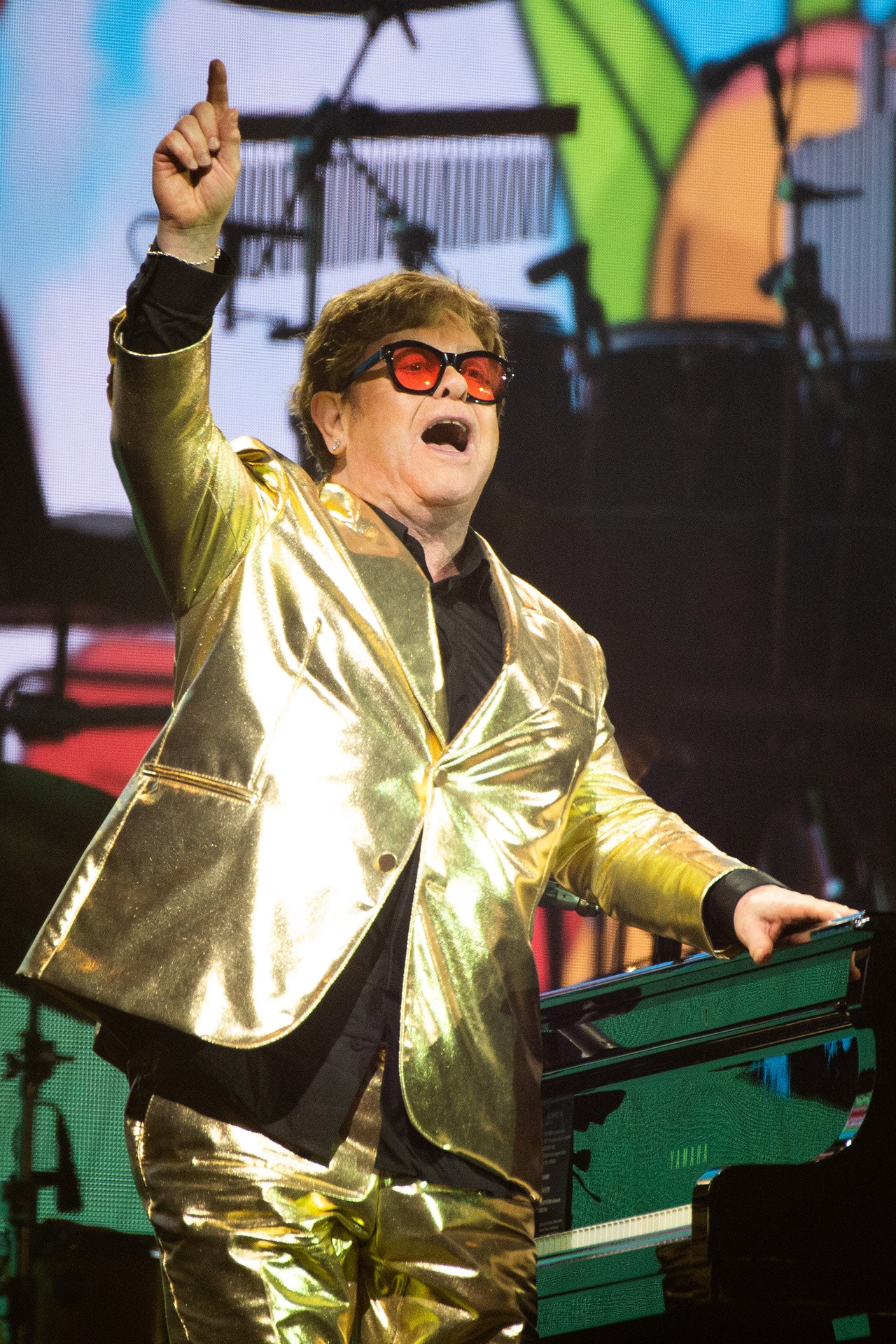Elton John a clôturé le festival de Glastonbury 2023