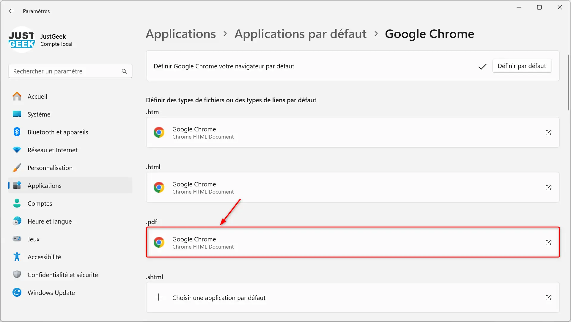 Définir Chrome comme navigateur par défaut sur Windows 11 – Thebuzzly