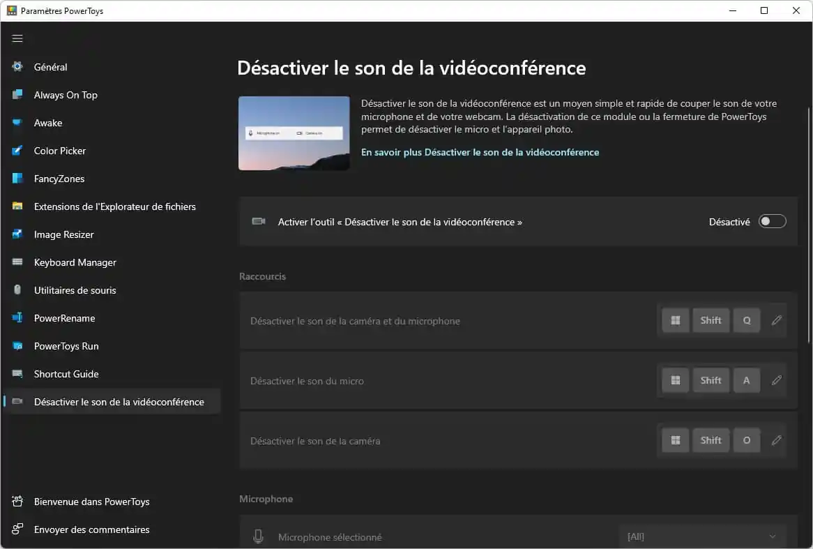 Désactiver le son de la visioconférence