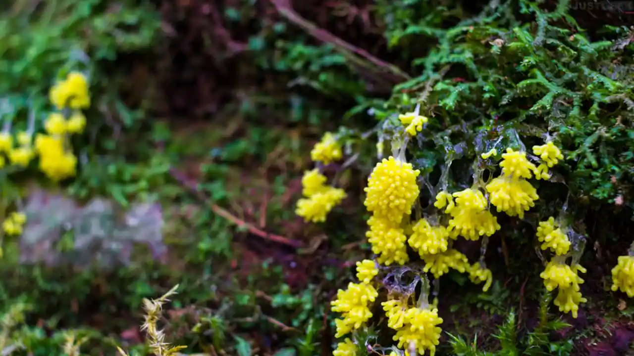 Photo d'un blob dans une partie humide de la forêt