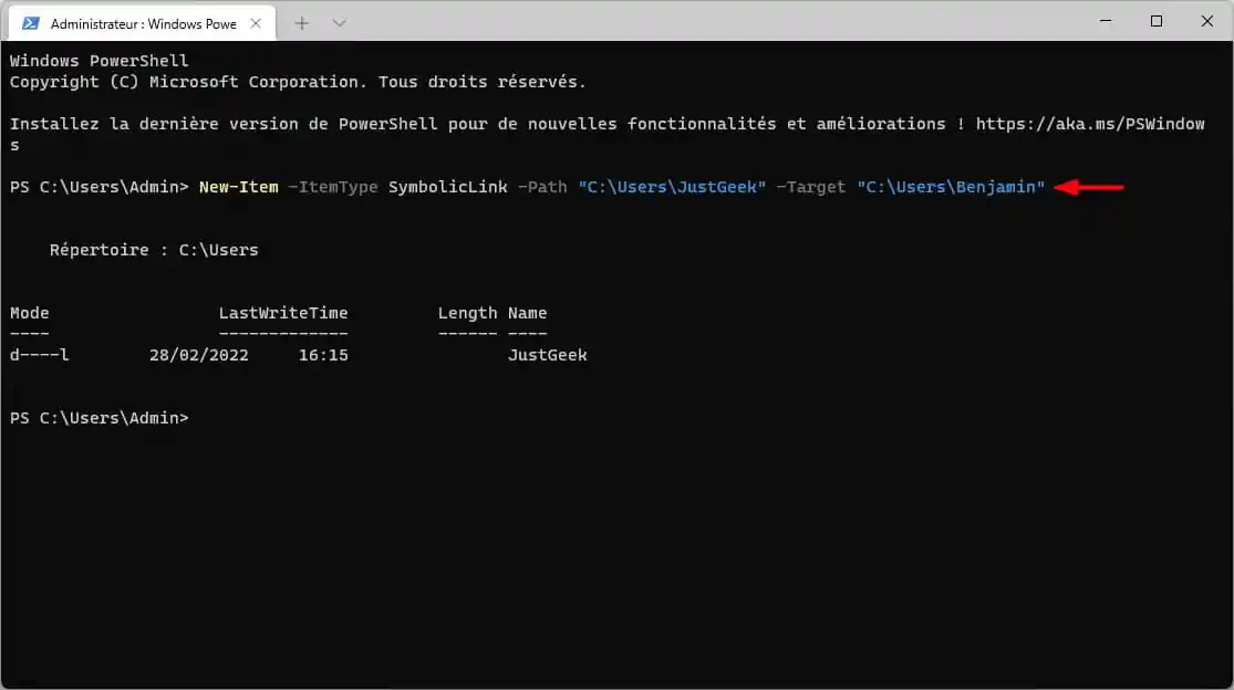 Windows 11: Modifier le nom du dossier de profil utilisateur
