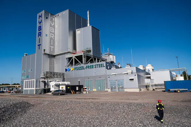 L'usine pilote du projet Hybrit, à Lulea, en Suède, le 27 août 2021.