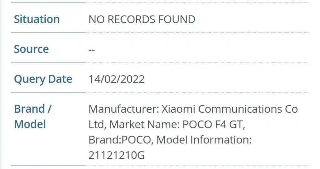 Poco F4 GT