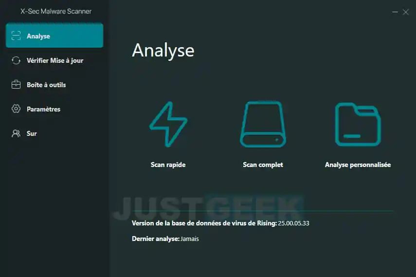 X-Sec Malware Scanner : antivirus gratuit