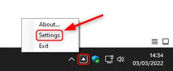 Paramètres DockFolders