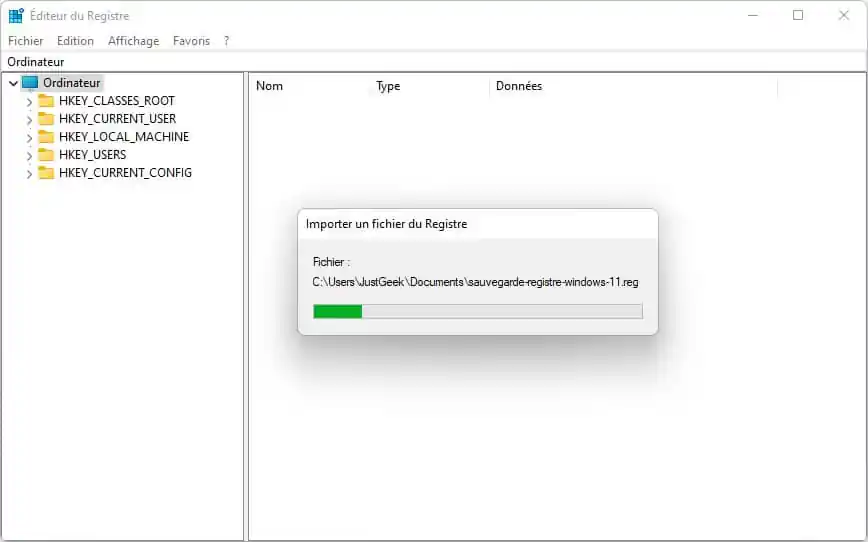 Comment sauvegarder et restaurer le registre Windows 11?