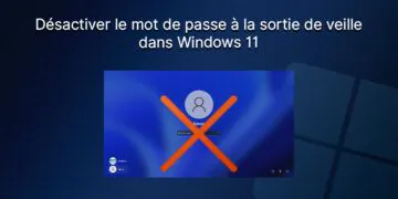 Désactiver mot de passe sortie de veille Windows 11