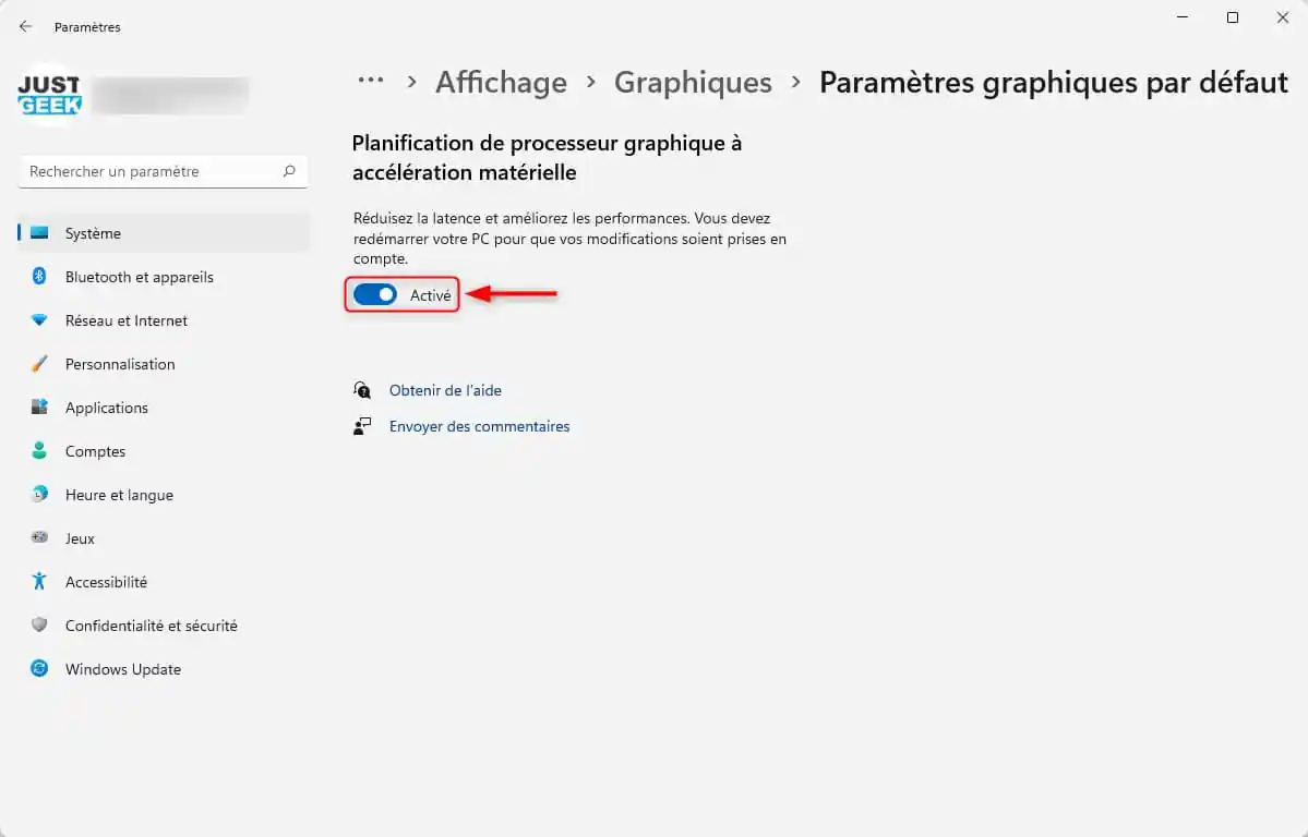 Activer la planification GPU à accélération matérielle dans Windows 11