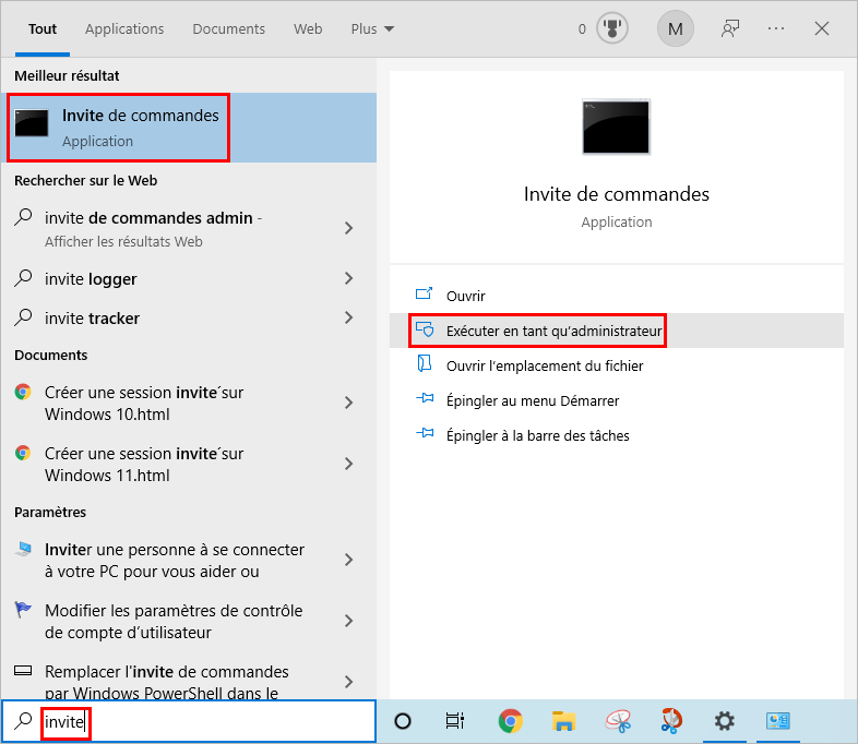 Désinstaller une mise à jour (cumulative) de qualité sur Windows 10