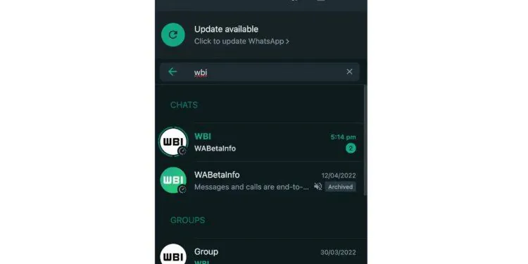 WhatsApp statut mises à jour liste de chats image wabetainfo WhatsApp Statut WhatsApp