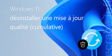 Désinstaller une mise à jour de qualité (cumulative) sur Windows 11