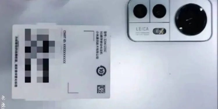 xiaomi 12s fuite d'image de marque leica weibo Xiaomi 12S Xiaomi Leica
