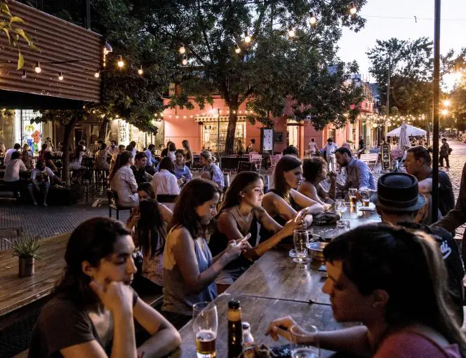 Dans le quartier de Palermo, à Buenos Aires, en 2018.