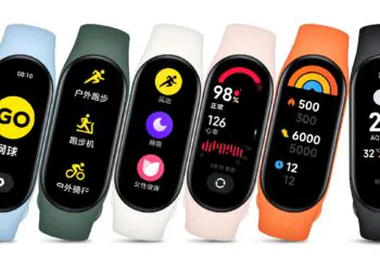 Mi bande 7 en texte Mi Smart Band 7