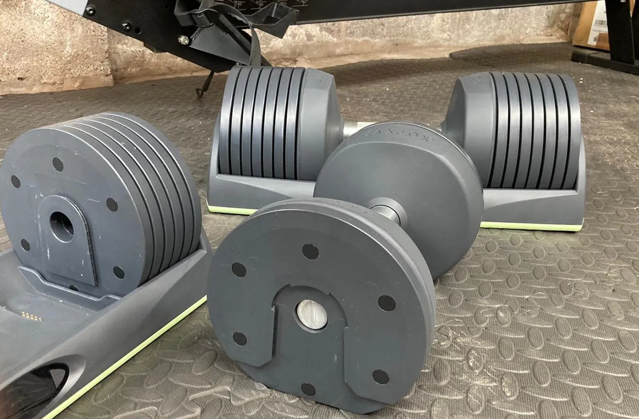 Les haltères réglables JaxJox DumbbellConnect