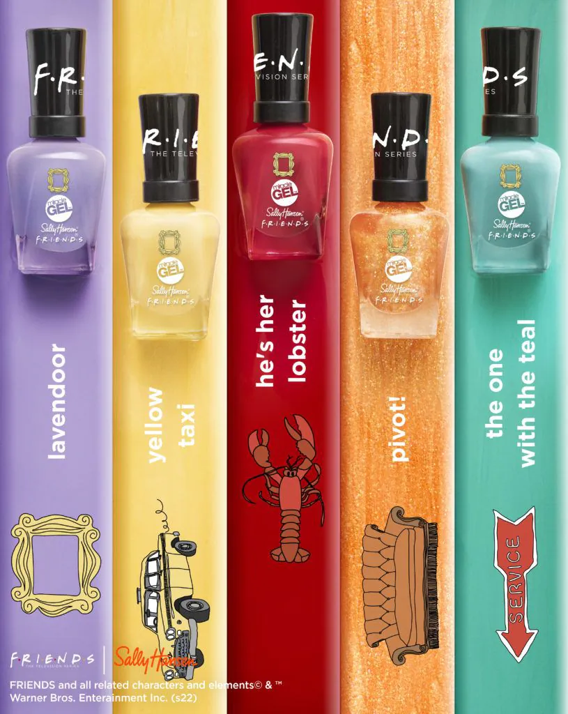 Sally Hansen vient de lancer une collection de vernis à ongles 'Friends'