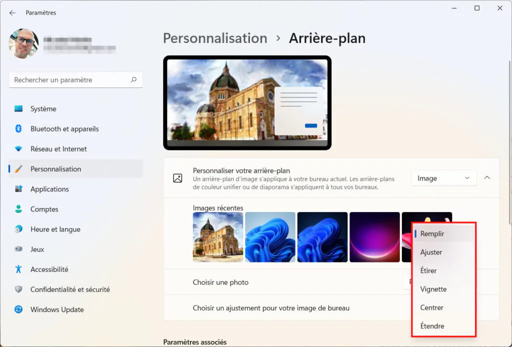 Windows 11 Personnaliser thème - Plusieurs ajustements possibles