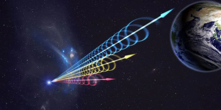Un type étrange de sursaut radio rapide découvert à 3 milliards d'années-lumière