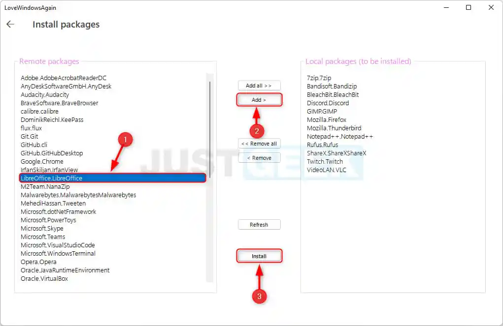 Installer plusieurs applications en même temps sur Windows 11