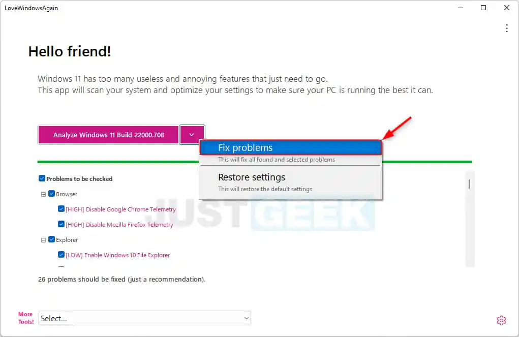 Désactiver les fonctionnalités inutiles de Windows 11