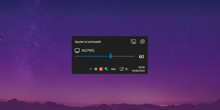 ajuster les niveaux de luminosité pour plusieurs moniteurs