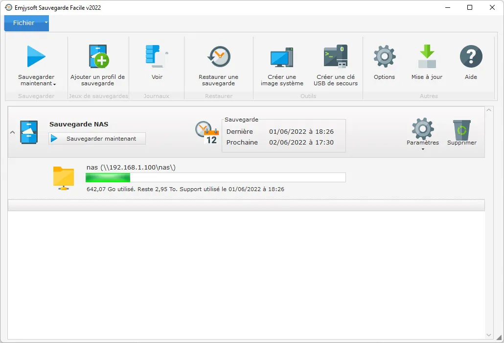 Emjysoft Easy Backup, le logiciel de sauvegarde made in France