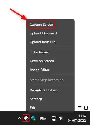 logiciel gratuit de capture d'écran et d'enregistrement vidéo