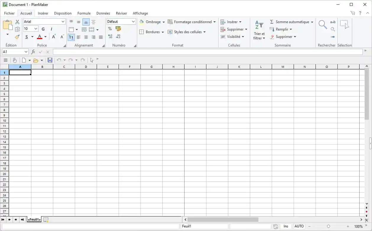 FreeOffice PlanMaker