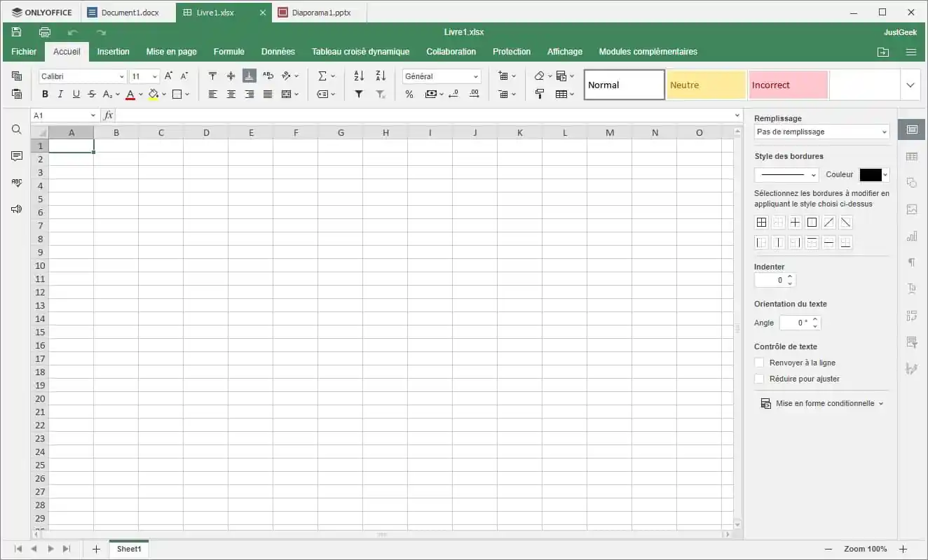 OnlyOffice Classeur