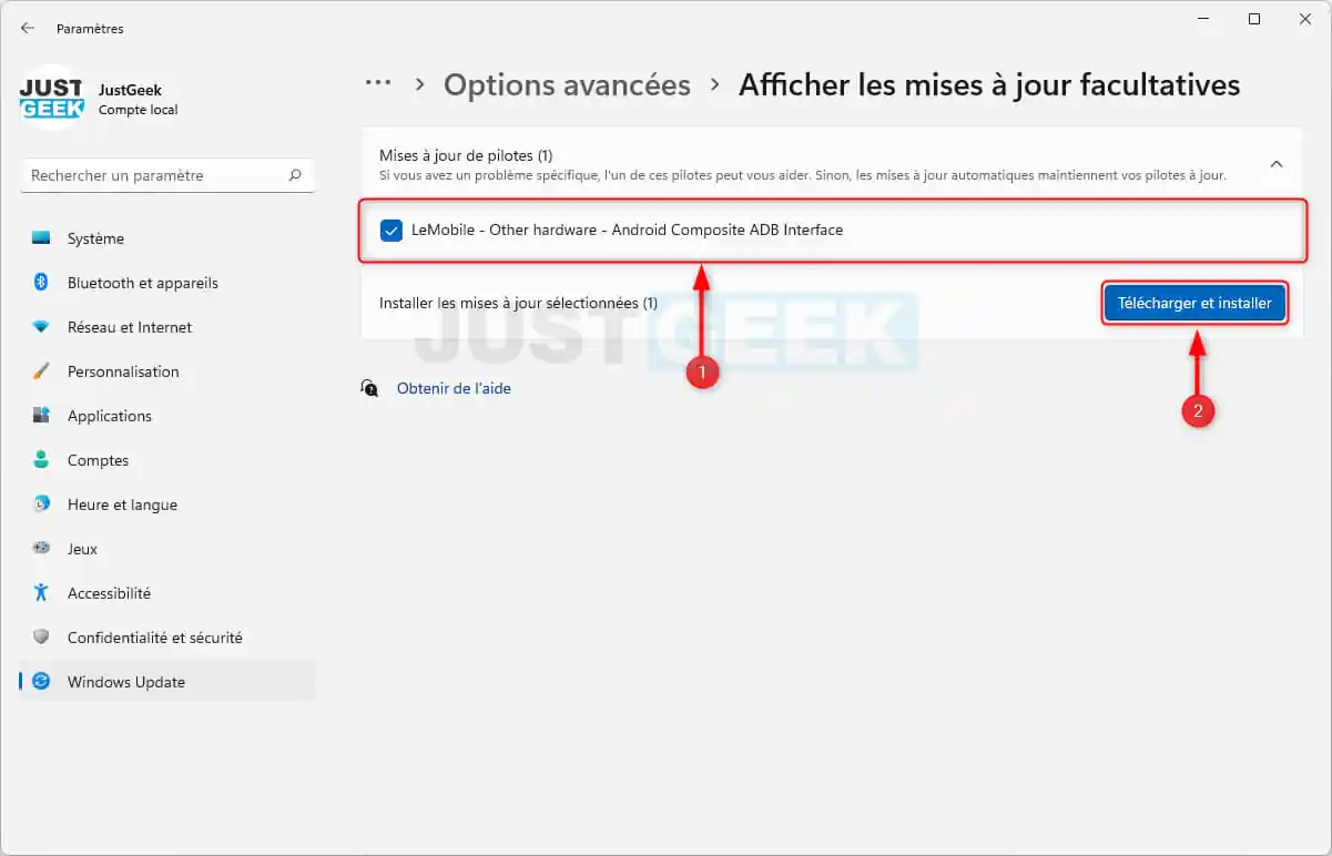 Comment mettre à jour les pilotes sur Windows 11 ?