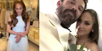 Jlo Porte Une Robe De Old Movie Lors Dun Mariage