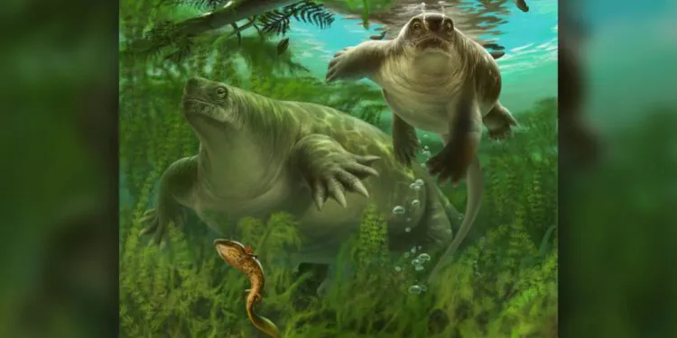 L'ancêtre des mammifères ressemblait à un lézard potelé avec une petite tête et avait un style de vie semblable à celui d'un hippopotame