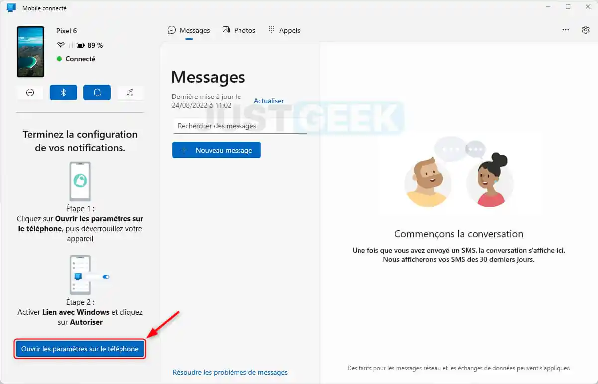 Activer les notifications Android sur votre PC Windows 11