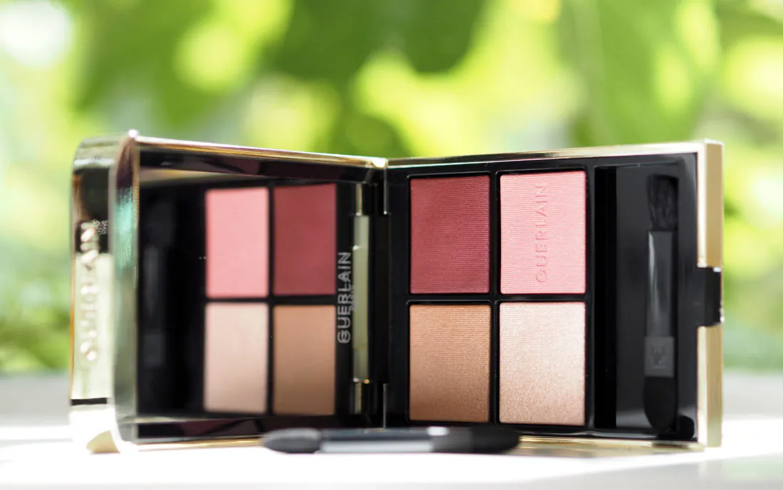 Examen de la palette de roses majestueuses Ombre G de Guerlain