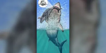 Une attaque terrifiante de mégalodon contre une baleine révélée dans des fossiles vieux de 15 millions d'années