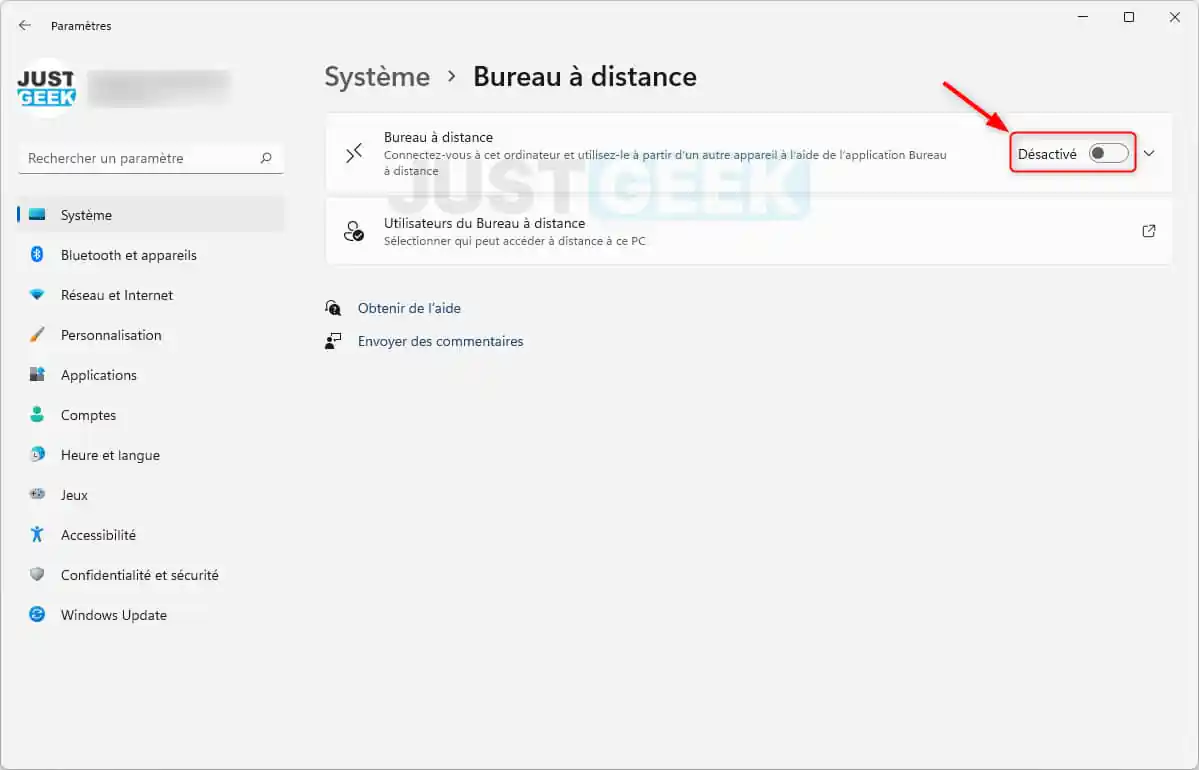 comment activer et utiliser le bureau à distance