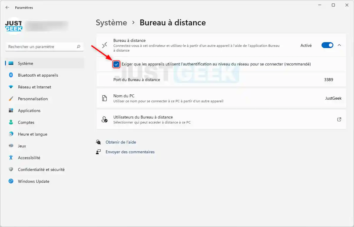 comment activer et utiliser le bureau à distance